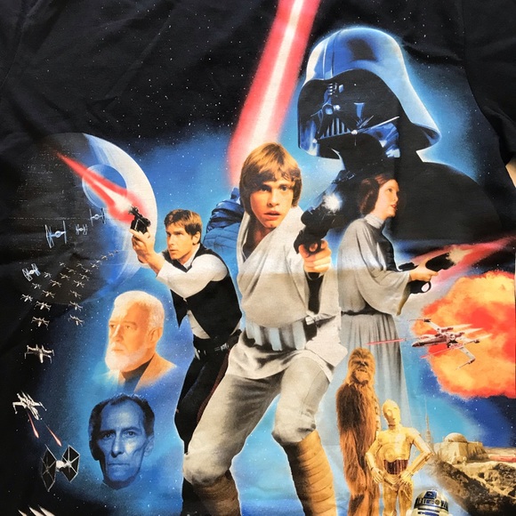 Men’s STAR WARS NEW HOPE T-shirt XS, S or M NWT - Picture 2 of 3